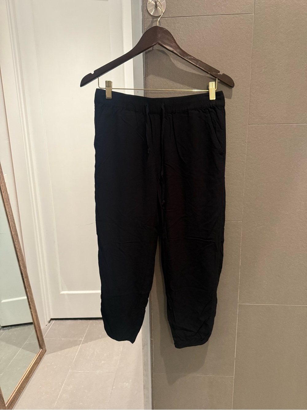 Madewell Women’s Black Track Trousers Jogger Pants Size Small
